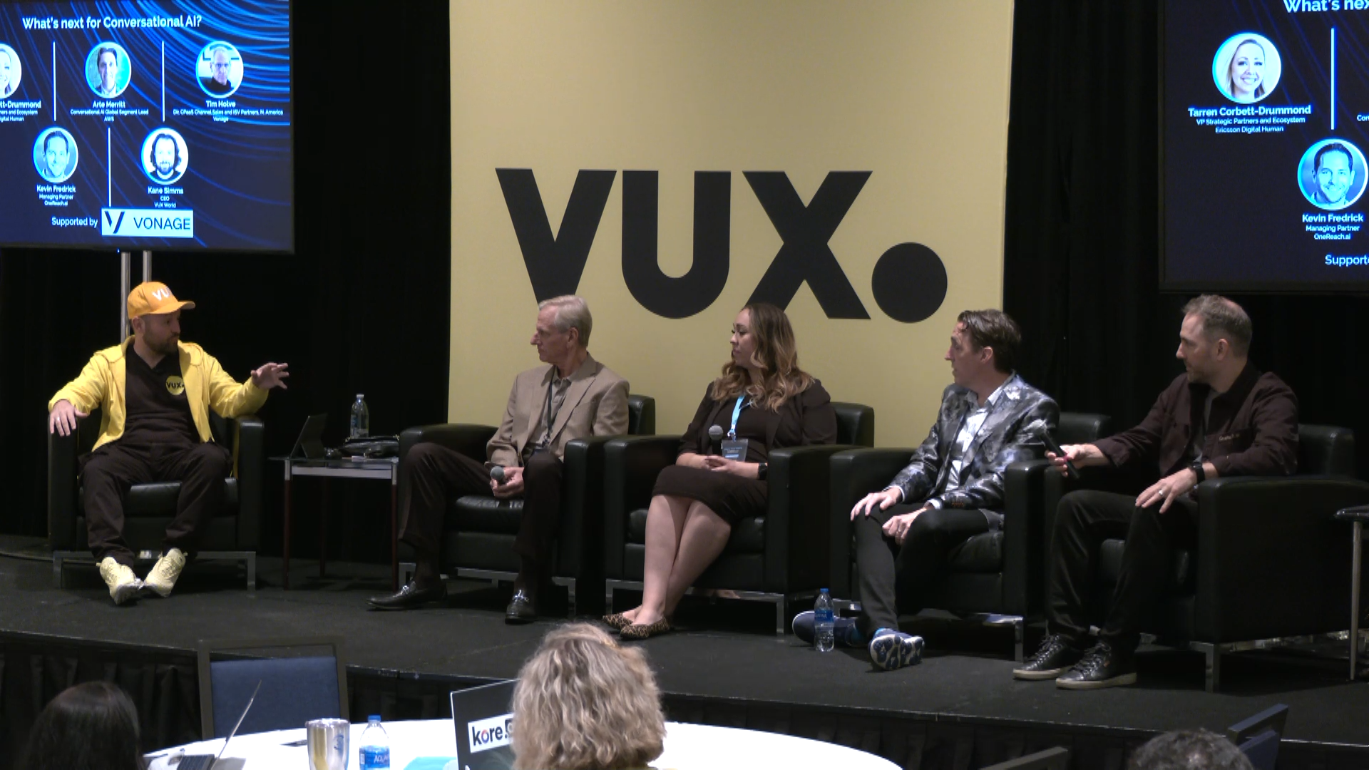VOICE22 | VUX World: Panel — What’s next for Conversational AI? | Hosted by Kane Simms